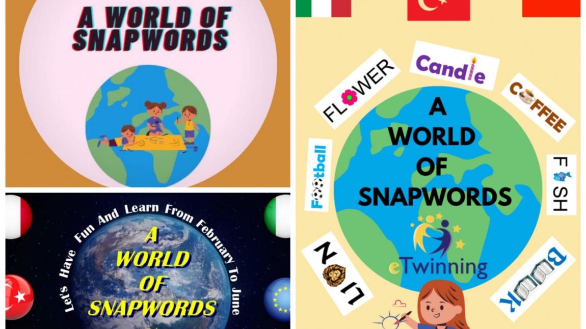 A World of Snapwords eTwinning Projemizden İlk Etkinliklerimiz